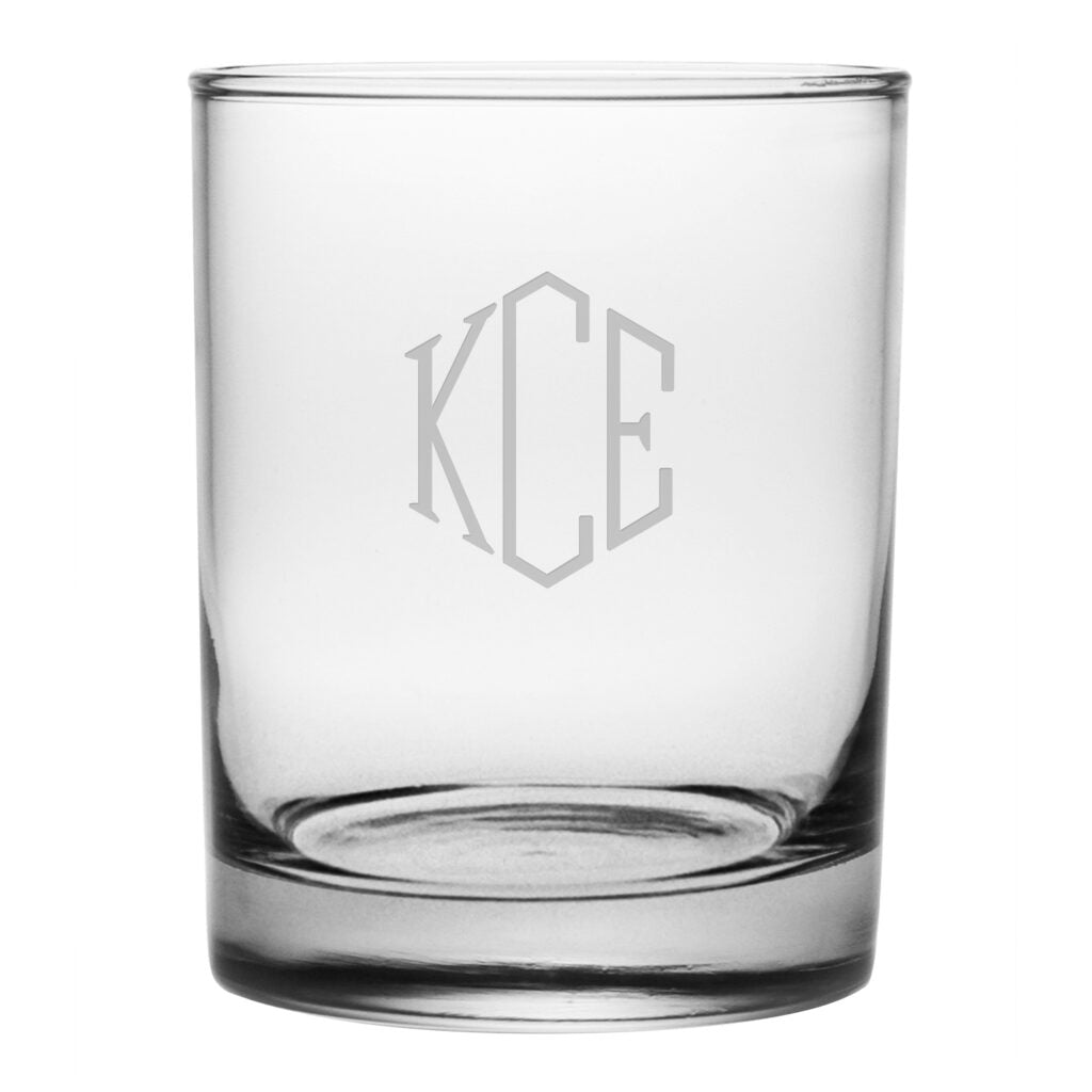 Double on the Rocks Glasses 14 oz. Set of 4