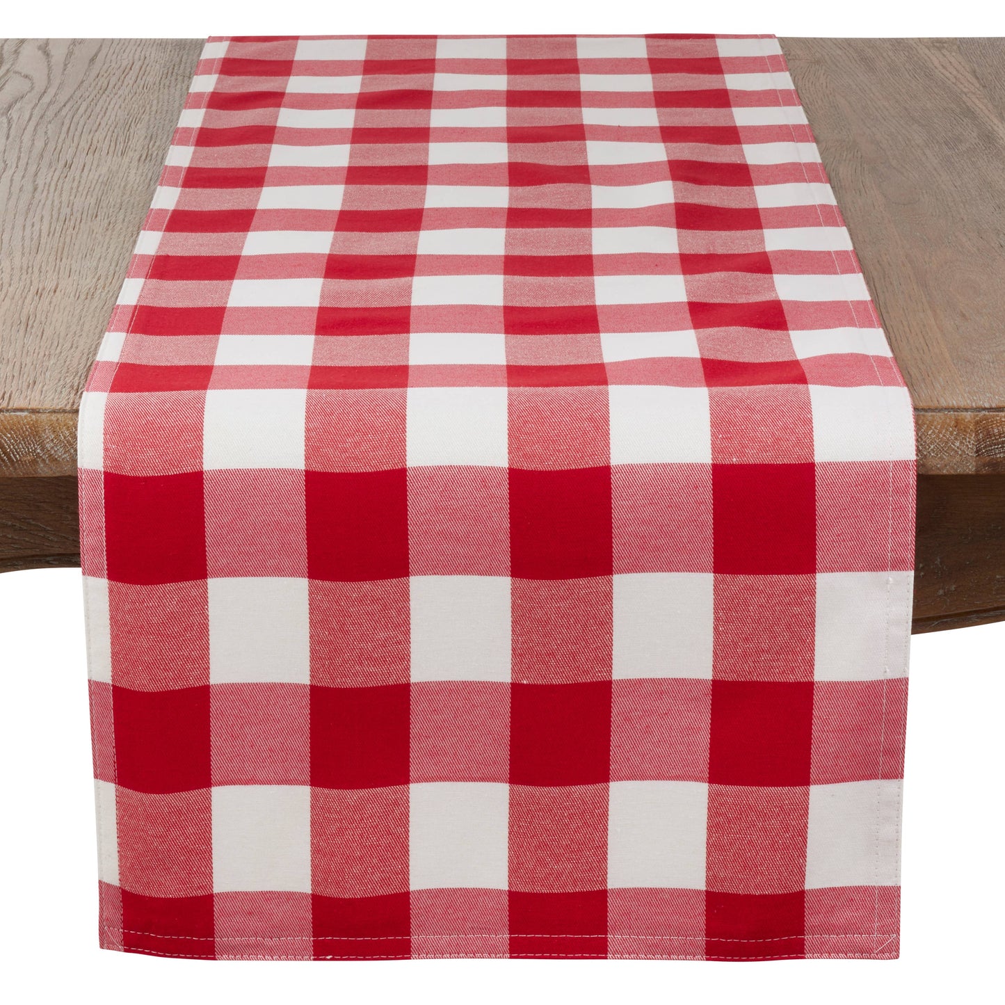 Buffalo Plaid Runner: Green / 16"x90"