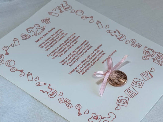 Pink Baby's First Penny