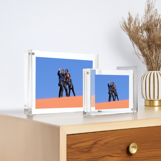 The Original Magnet Frame - Clear, Acrylic Frames - 13 Sizes: 3.5"x5"