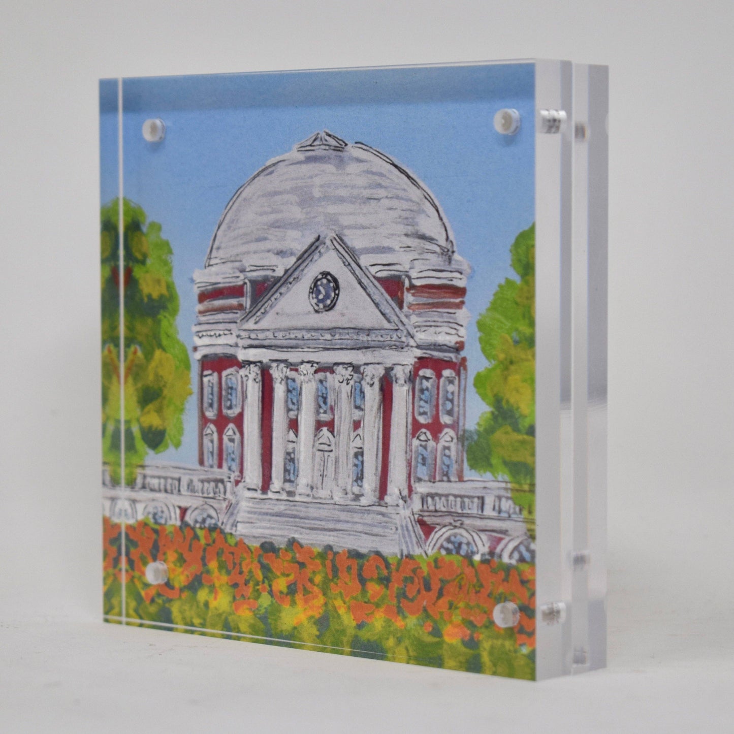 UVA Landmark Acrylic Block - 4x4