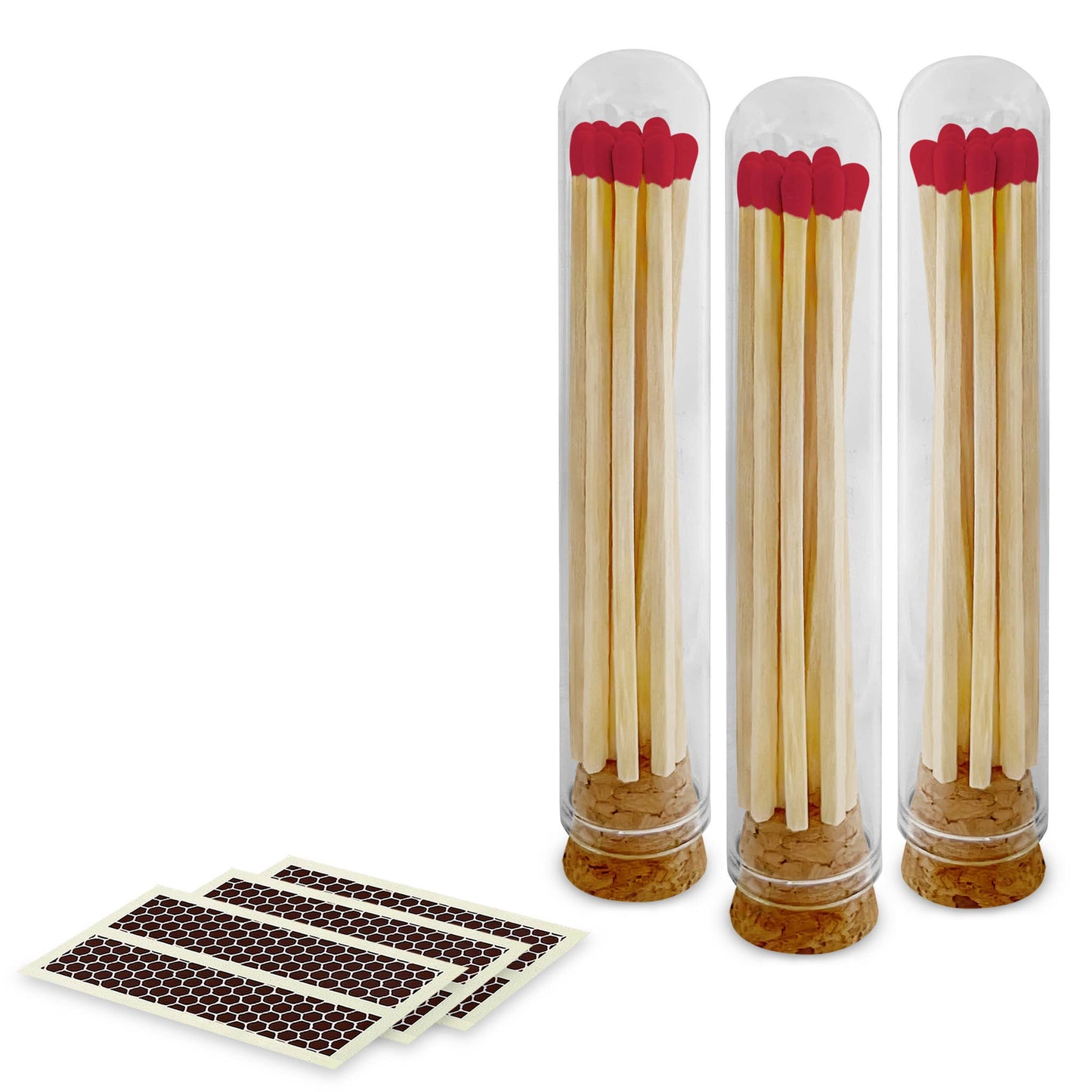 4" Matches + Mini Cloche - Colors of Your Choice + Strikers: Orange