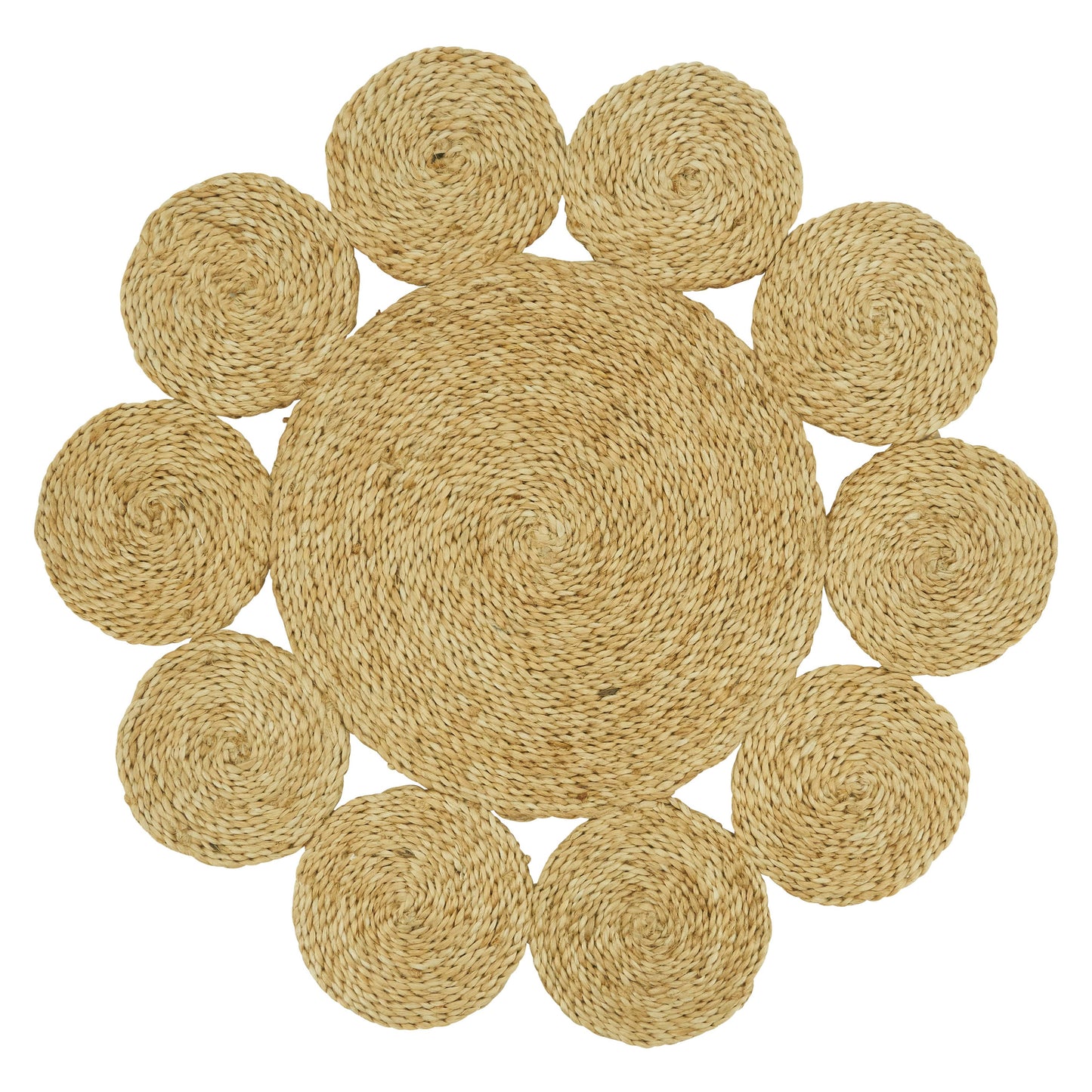 Round Jute Placemat: Natural / 16" Set of 4