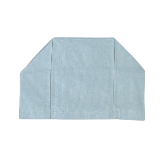 Watercolor Linen Tissue Box Cover: Sky Blue