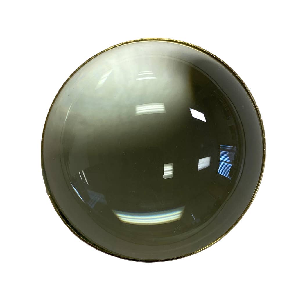 2-1/8" Brass Desk Magnifier