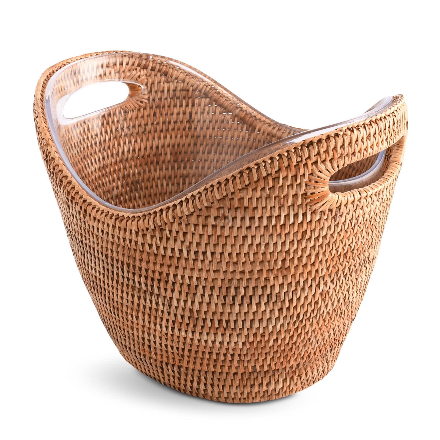 Beverage Bucket Rattan Champagne / Ice Tub