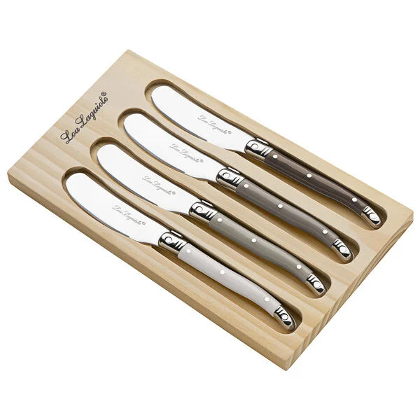 Laguiole 4-Piece Spreader Set in Gray