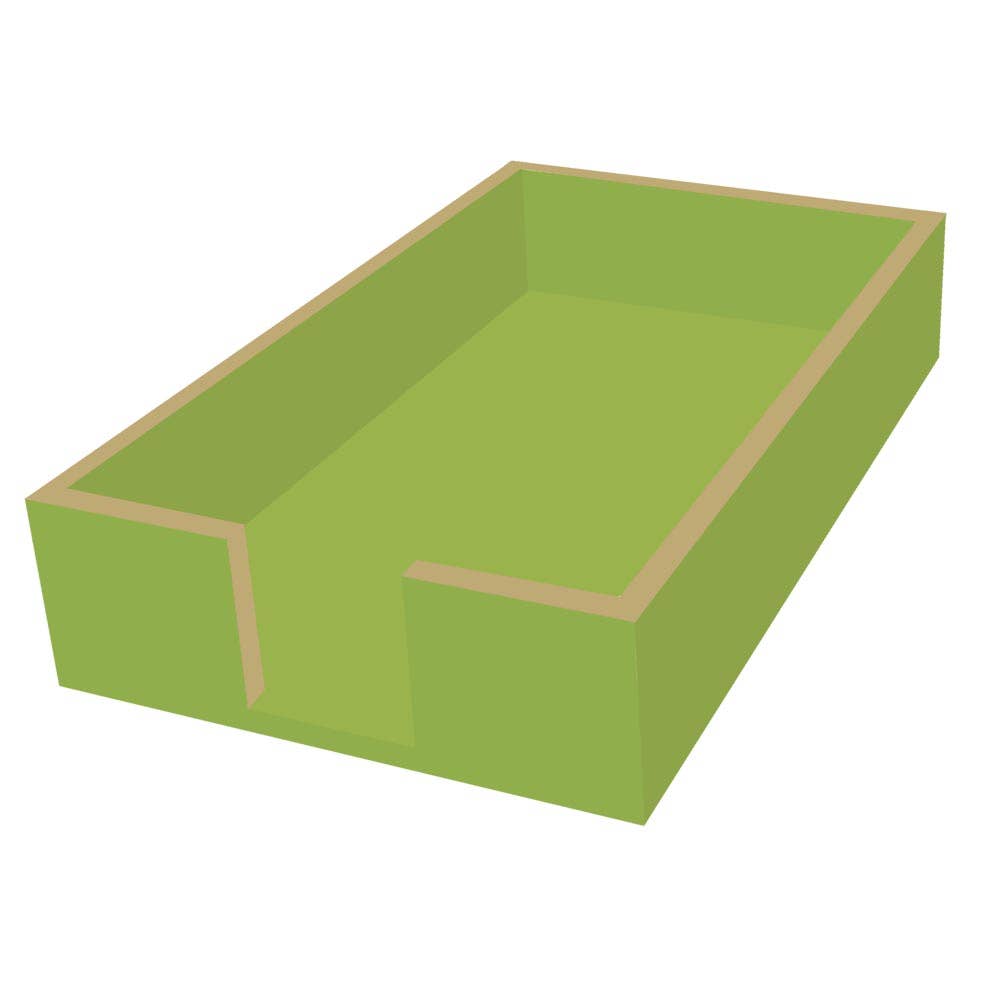 Green Guest Towel Holder