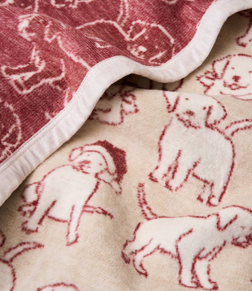 Santa Puppies Mini Blanket: Mini