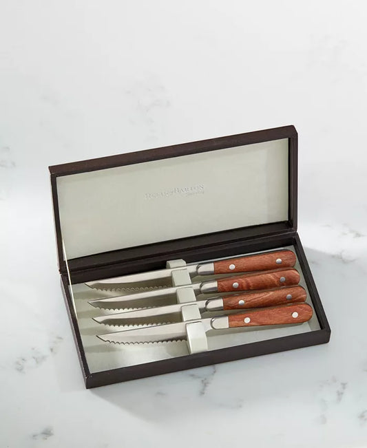Set of 4 Steak Knives in Box