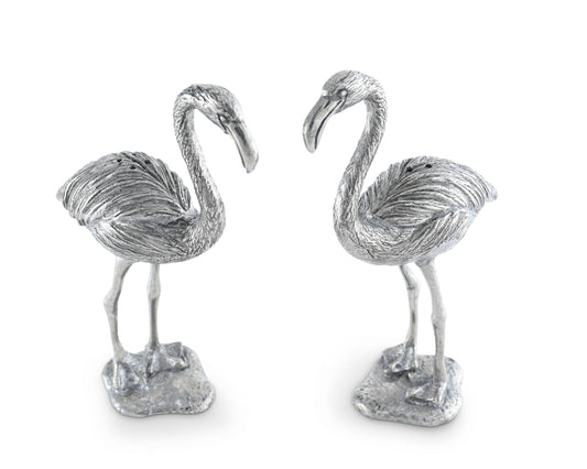 Pewter Flamingos Salt & Pepper Set