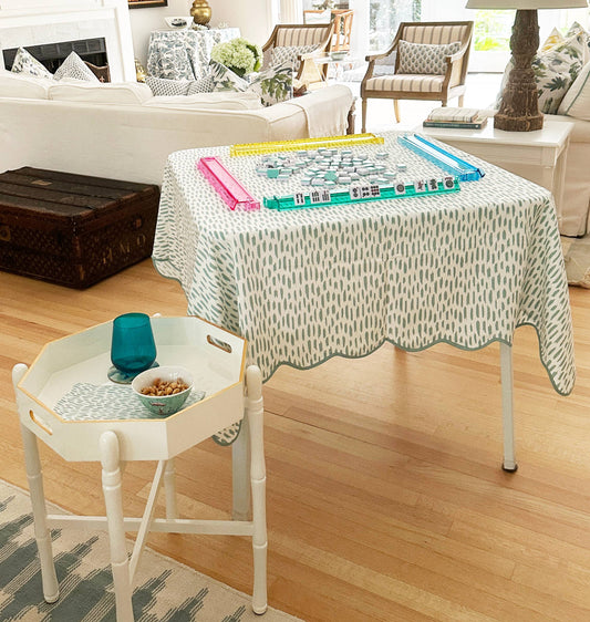 OCEAN MAHJONG GAME TABLECLOTH