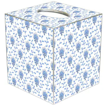 Blue Provencial Print Tissue Box Cover