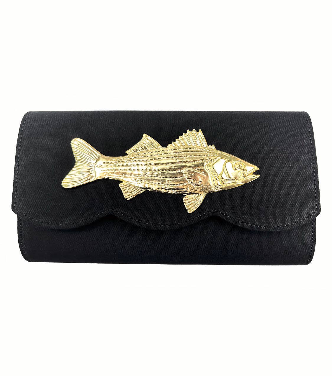 Black Scallop Avery with Charms: RS Knot