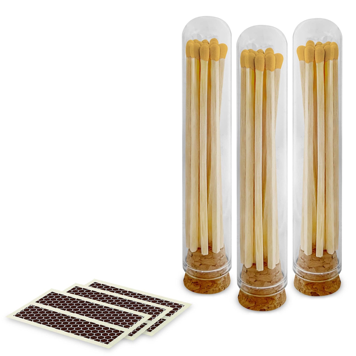 4" Matches + Mini Cloche - Colors of Your Choice + Strikers: Orange