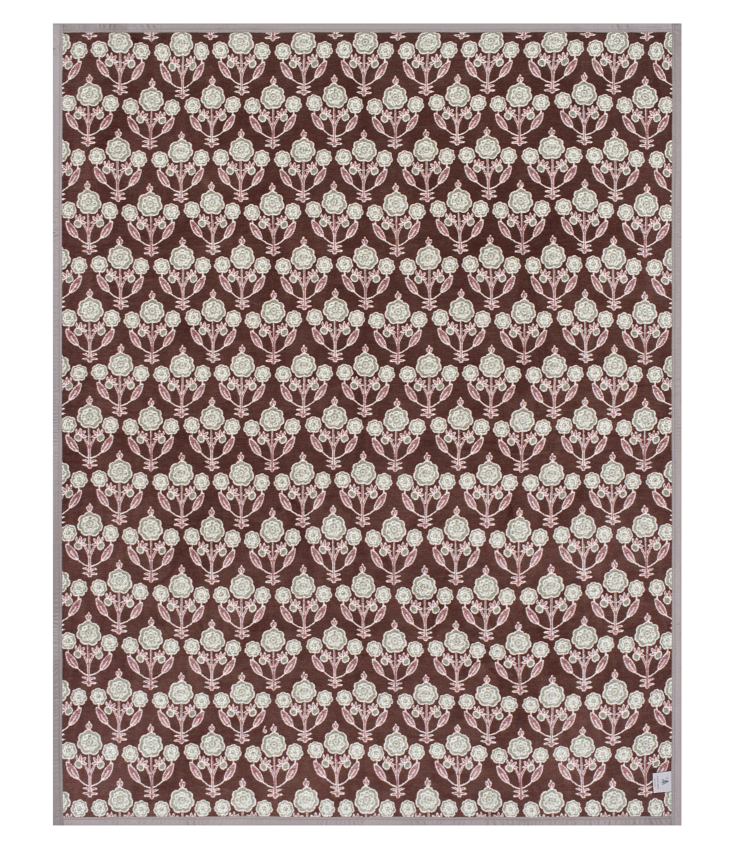 Ruthie Blockprint Blanket: Original