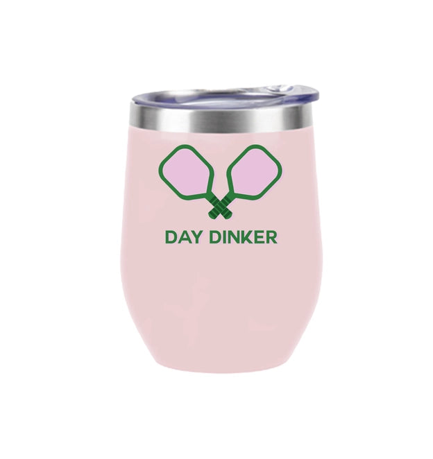 Insulated Wine Tumbler Pink - Day Dinker