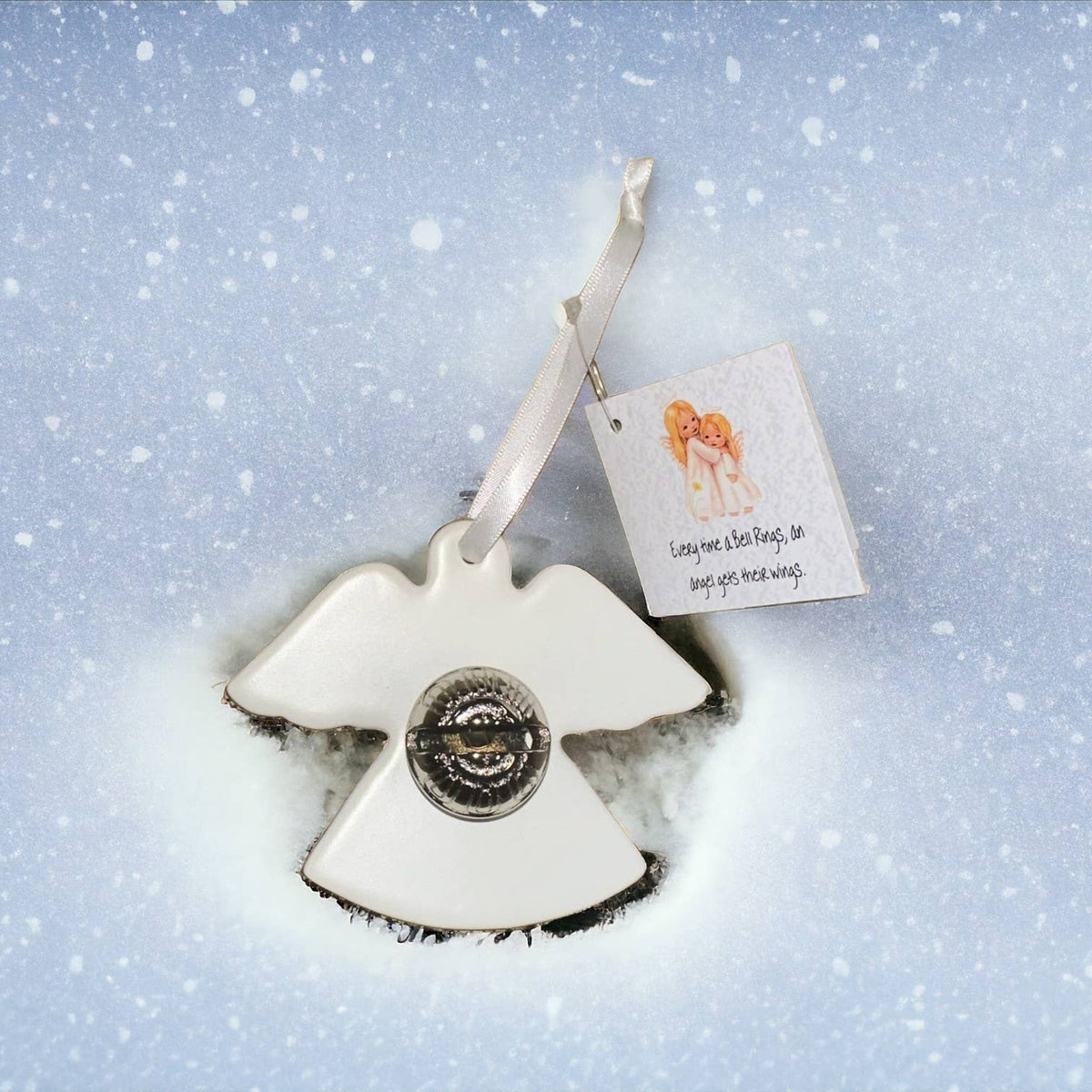 Angel Keepsake Bell: Brass