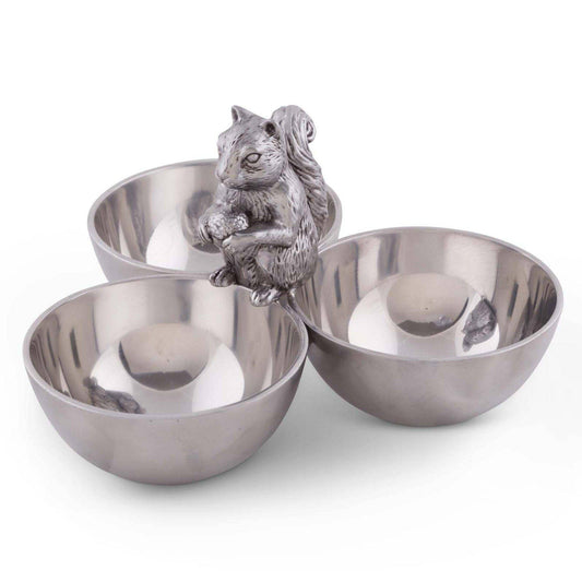 Squirrel 3 Nut Bowl