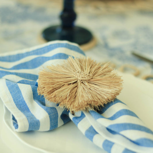 Fringe Napkin Ring set of 4