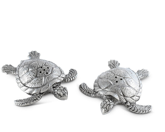 Pewter Sea Turtles Salt & Pepper Set