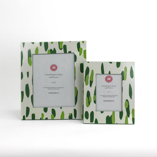 Green Brushstroke 5x7 Photo Frame | Gifts | Fathers Day
