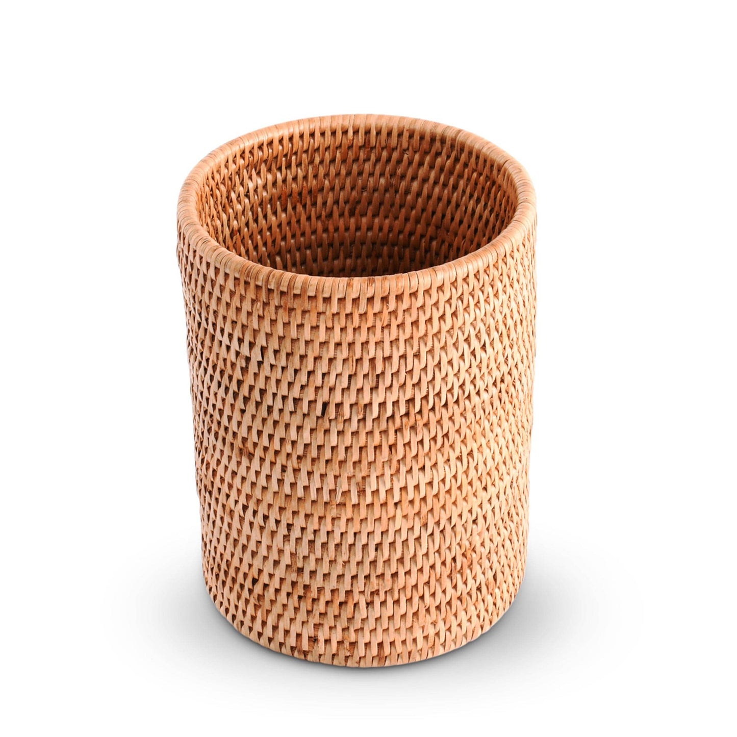 Hand Woven Wicker Rattan Utensils Holder