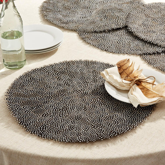 Guinea Fowl Feather Placemat