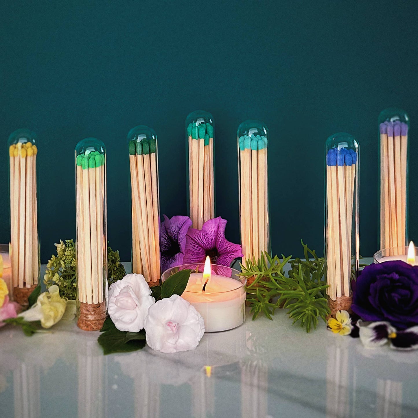 4" Matches + Mini Cloche - Colors of Your Choice + Strikers: Orange