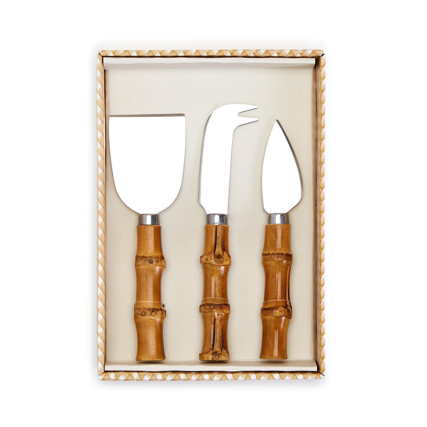 Bamboo Cheese Knives in Gift Box