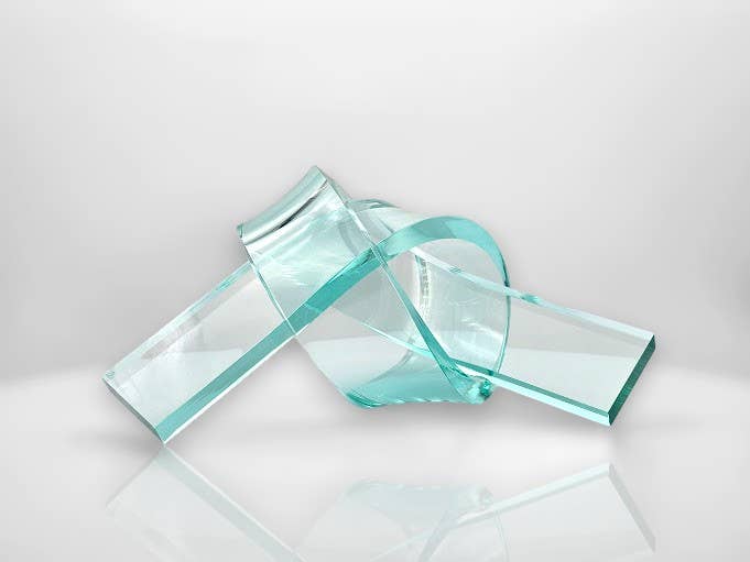 Acrylic Large Love Knot Green