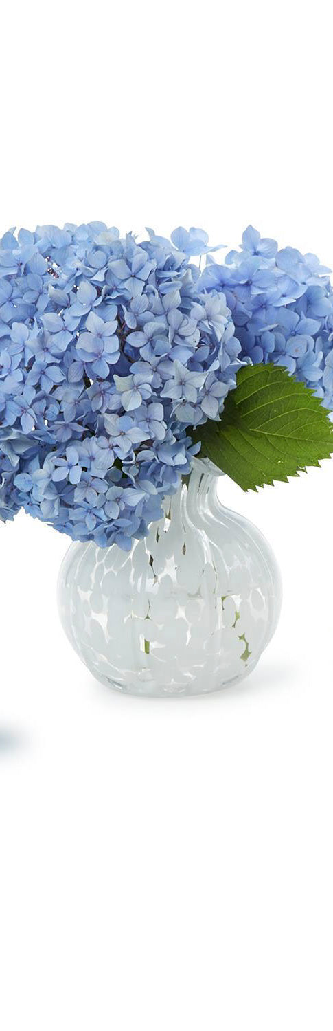 White Ruffled Vase