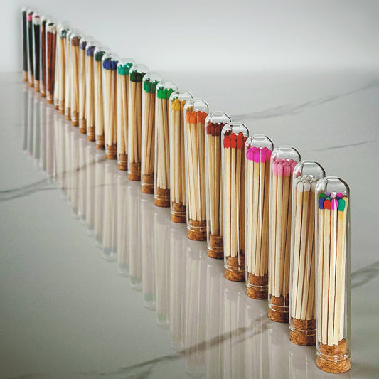 4" Matches + Mini Cloche - Colors of Your Choice + Strikers: Rainbow