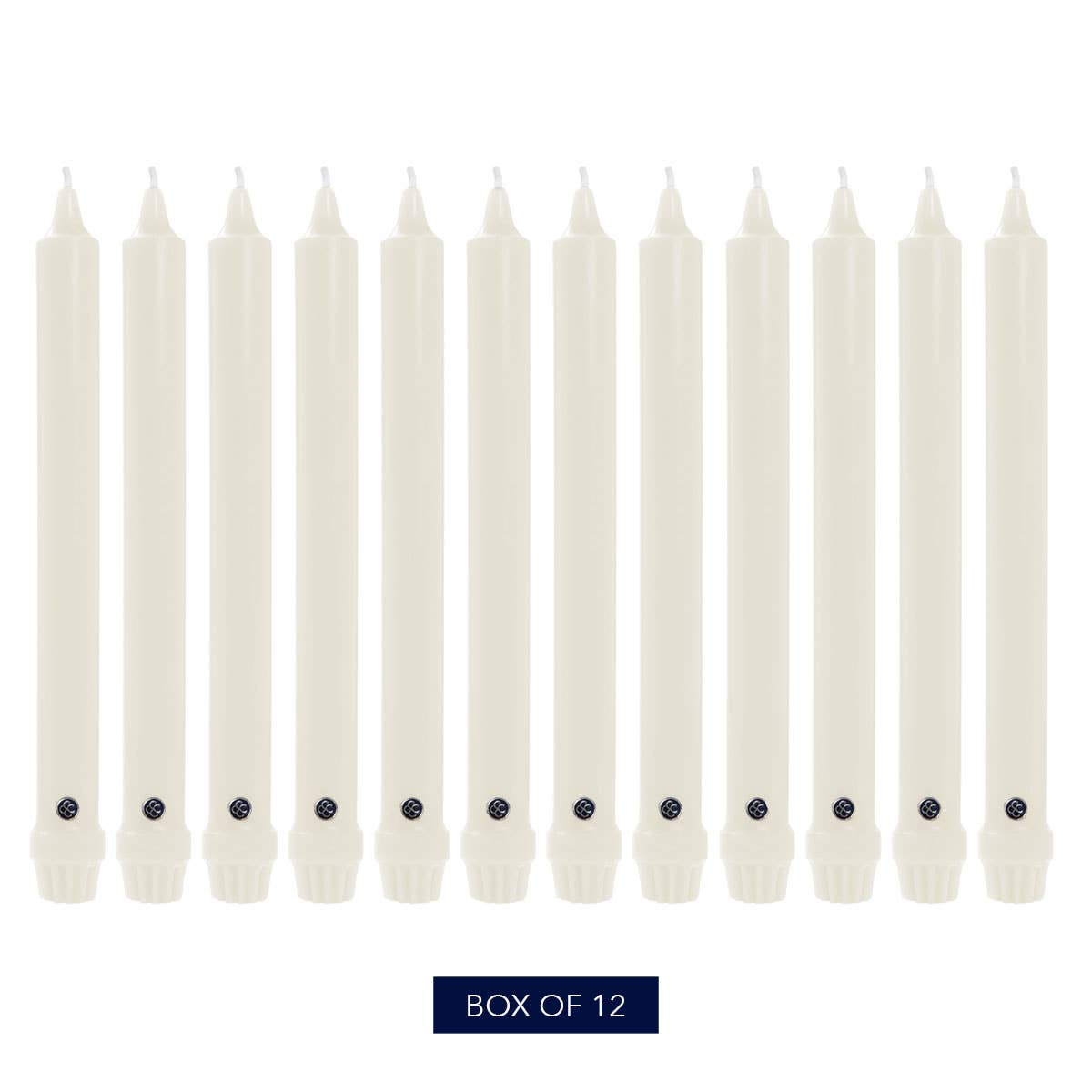 Colonial Candle Classic Taper-Unscented-10in-White
