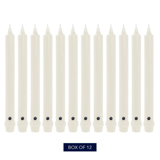 Colonial Candle Classic Taper-Unscented-10in-White