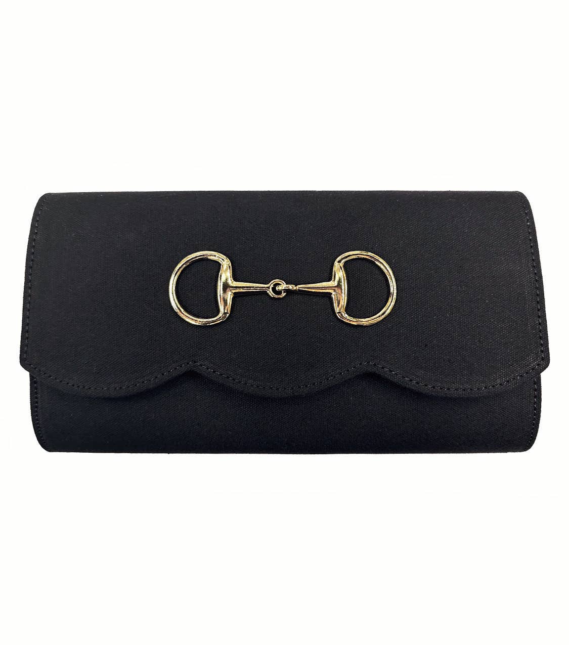 Black Scallop Avery with Charms: RS Knot
