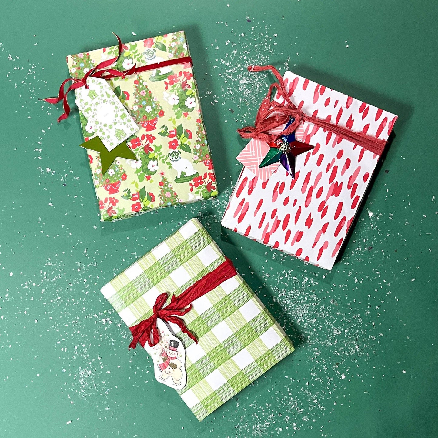Pink Brushstroke Gift Wrapping Paper - Pink