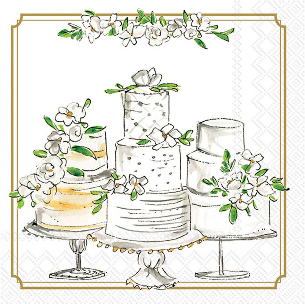 Wedding Cake Napkins