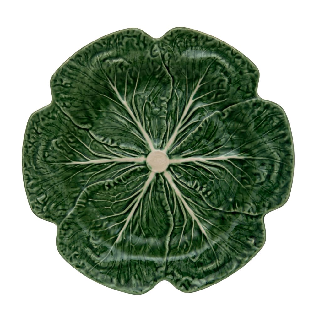 Green Cabbage Charger Plate