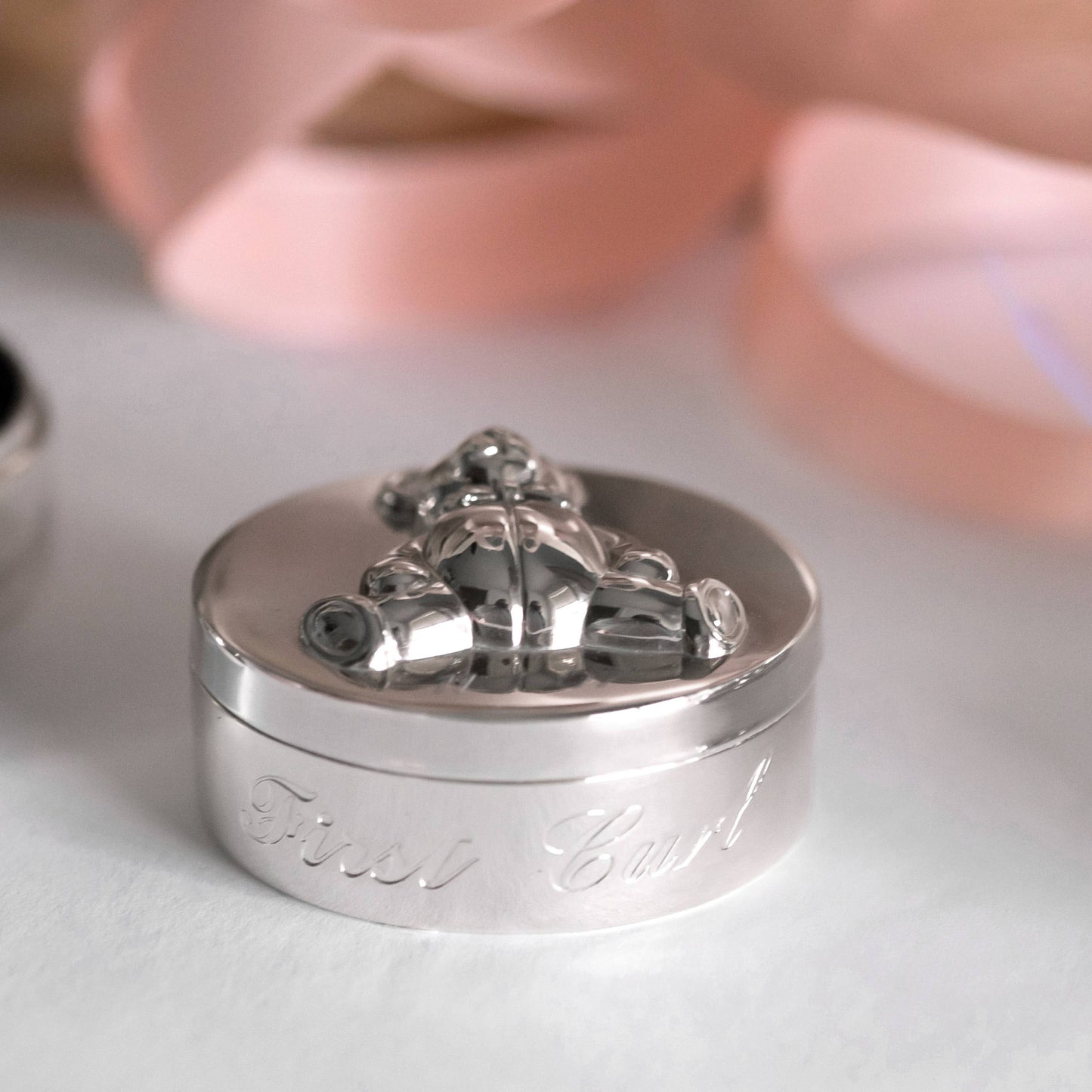 My First Tooth and Curl Silver Plateed Box Baby Git Set