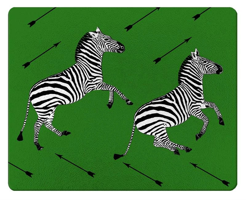 Green Zebra Glass Cutting Board
