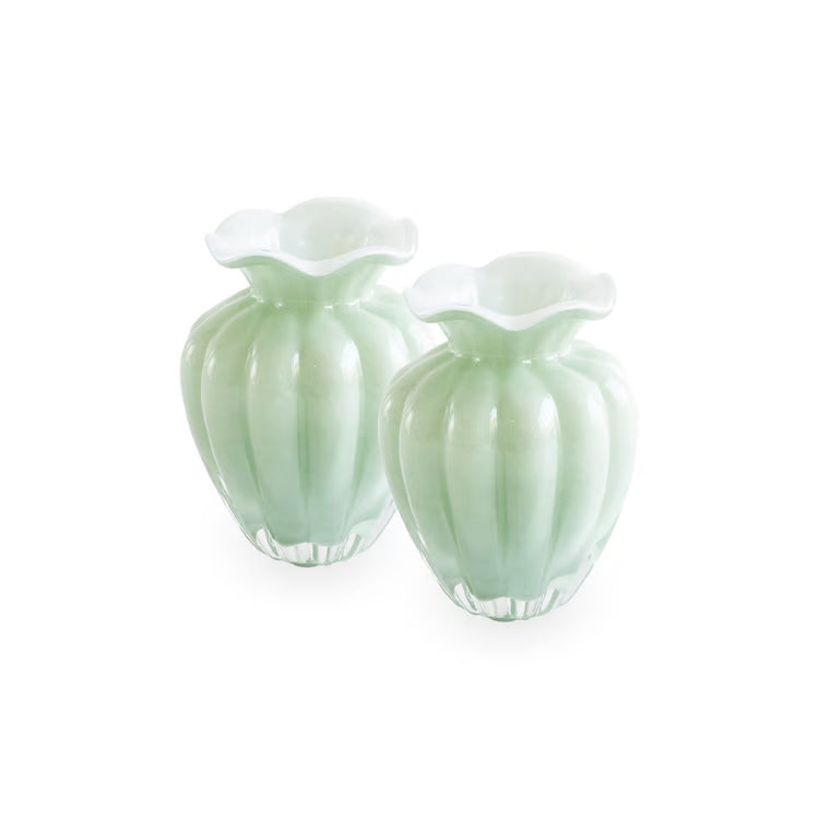 Vento Small Glass Bud Vase Pistachio