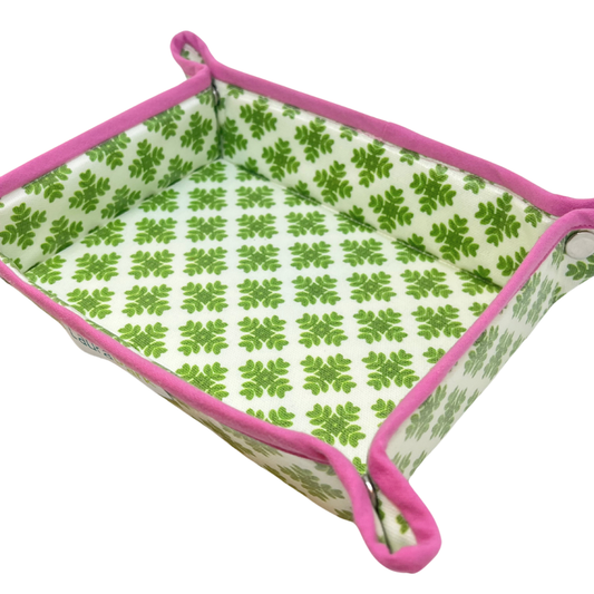 Brushstrokes Green Snap Tray: One Size