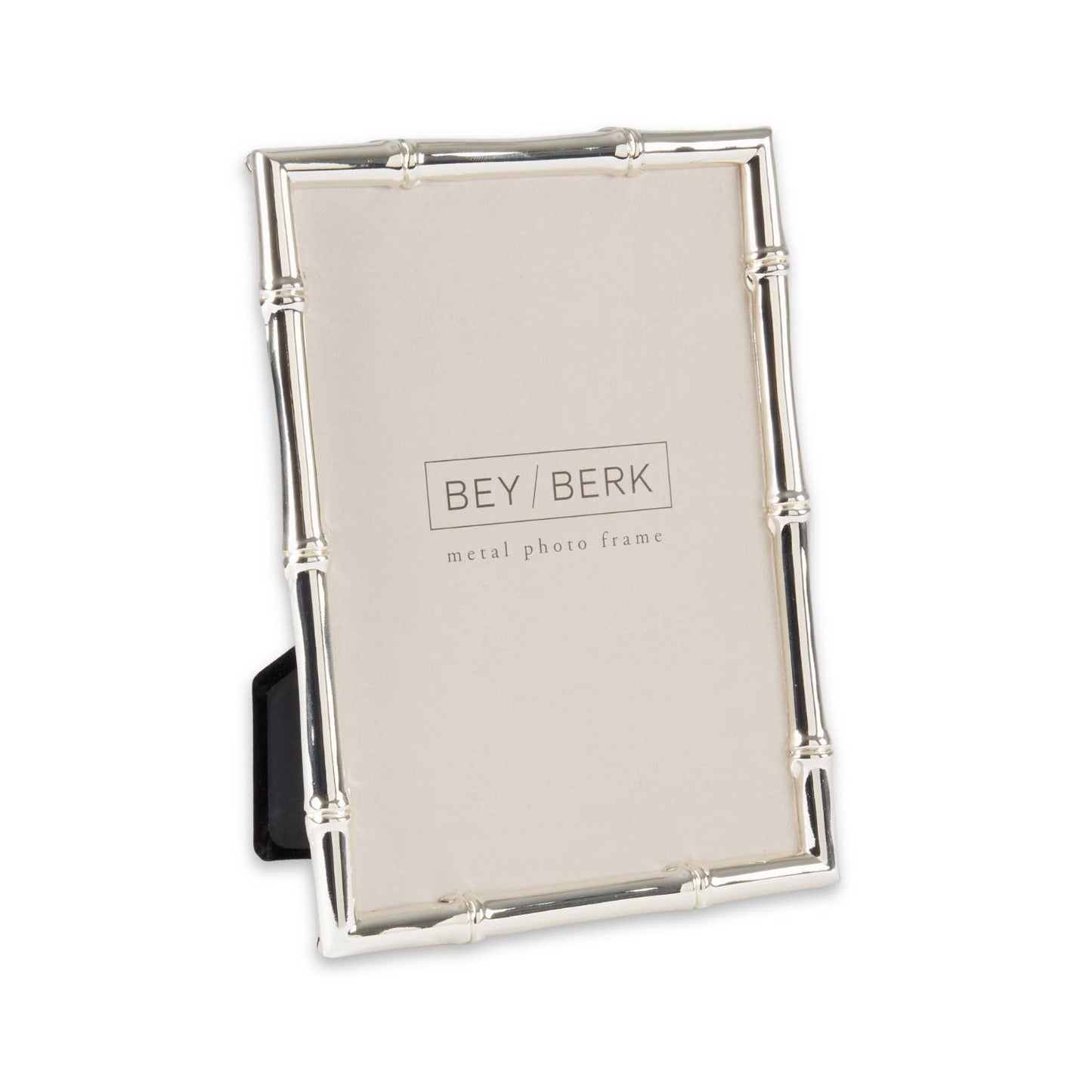 Silver Plated Bamboo Design Frame 4x6