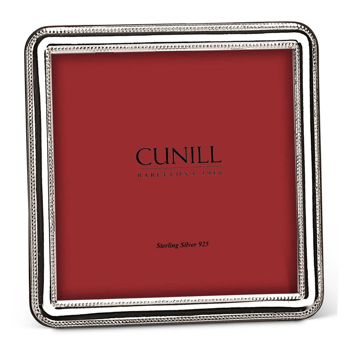 Sterling Silver 2.5 x 2.5 Bead Photo Frame