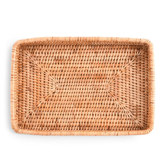 Catchall Tray Hand Woven Wicker Rattan