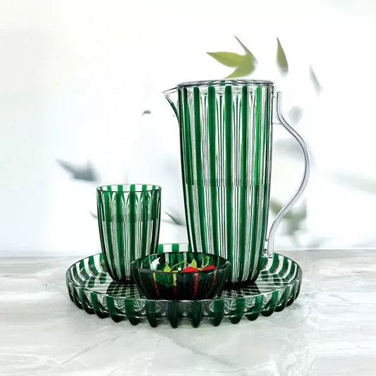 DOLCEVITA Pitcher with Lid: Emerald