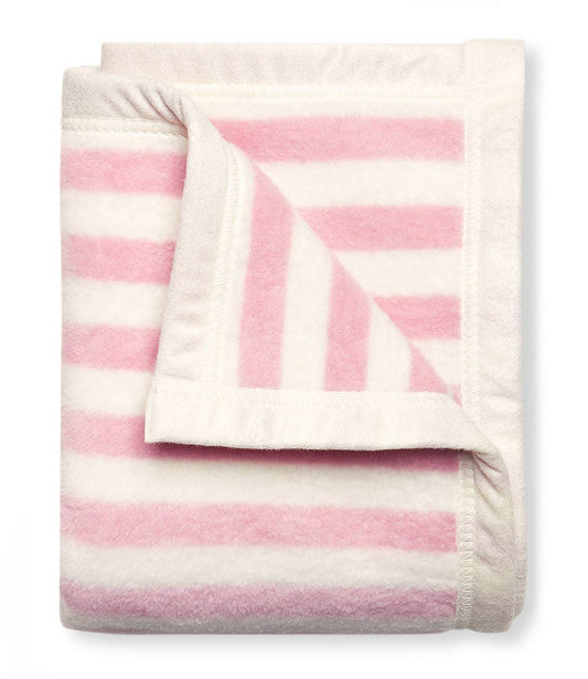 Pink Stripe Mini Blanket