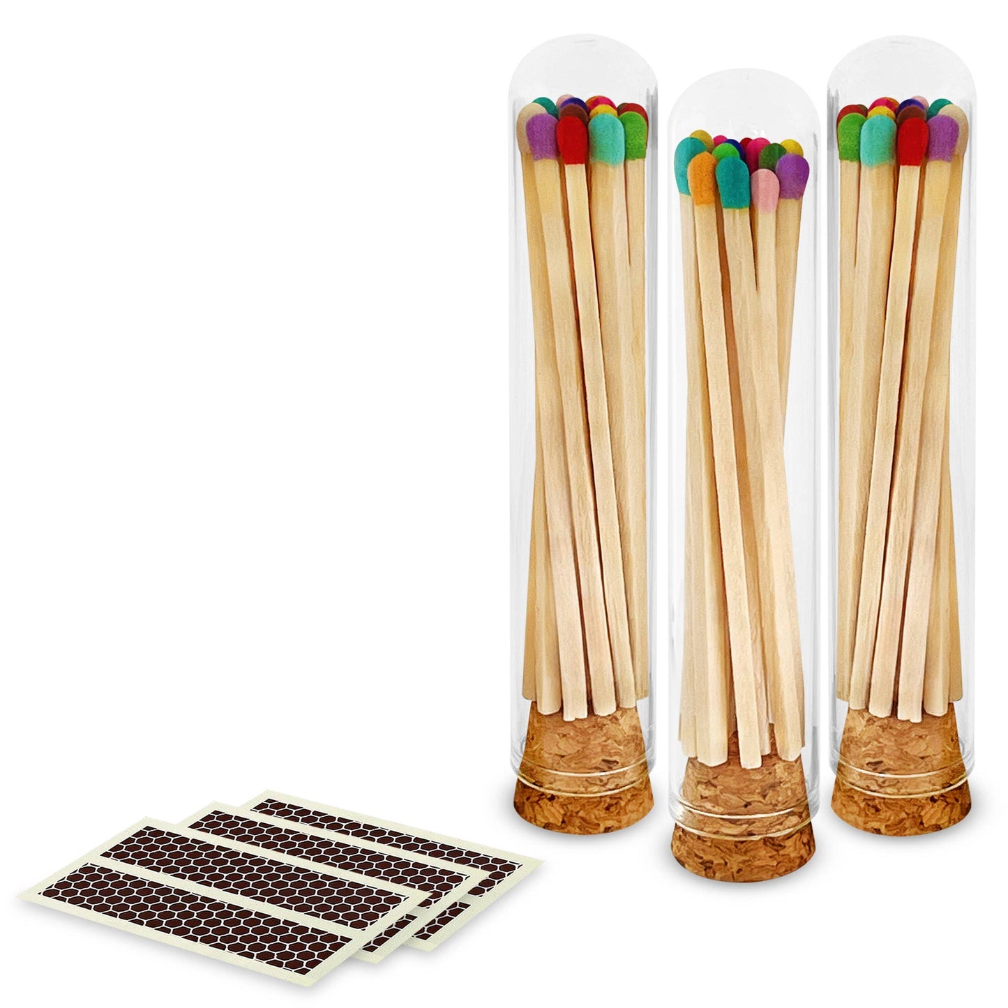 4" Matches + Mini Cloche - Colors of Your Choice + Strikers: Orange