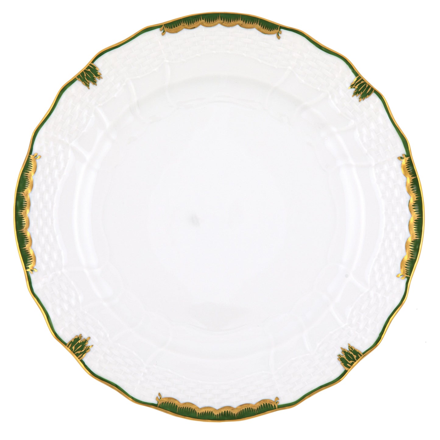 Herend Princess Victoria Dark Green Service Plate